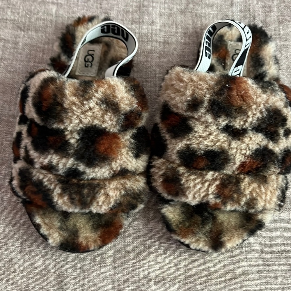 Toddler Ugg Leopard Slippers